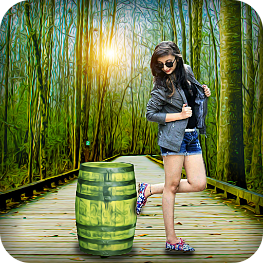 Nature Garden Waterfall Effect : photo lab-photo icon