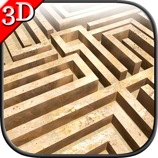 Maze Cartoon labyrinth 3D HD icon