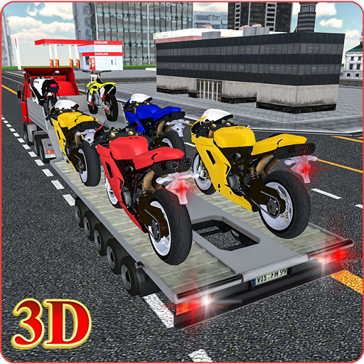 Bike Transport Truck 3D icon