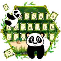 Cute Bamboo Panda Keyboard on 9Apps