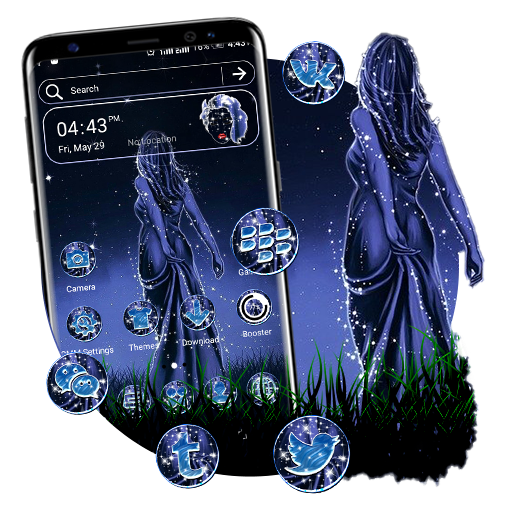 Angel Dark Night Theme icon