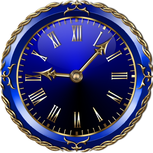 Blue Clock Widget icon