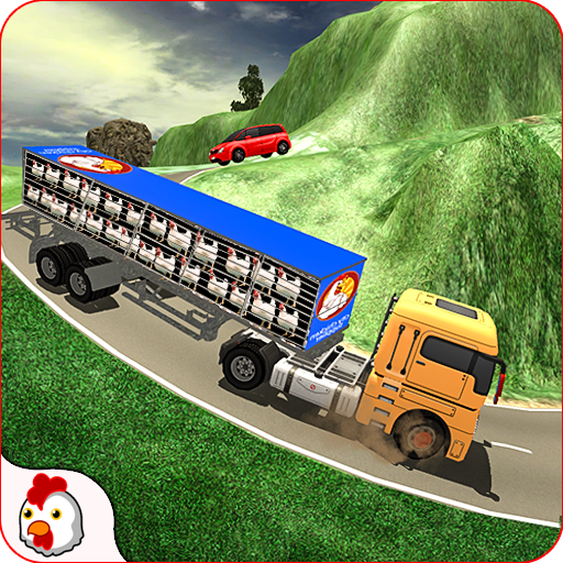 Poultry Farming game - Transport Truck Driver 2019 icon