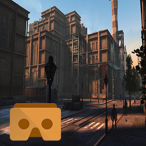 VR Industrial 4.0 City Town 3D icon