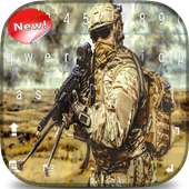 thème de clavier soldat armée icon