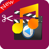 Cut video &amp; Audio Song icon