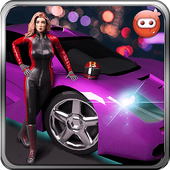 Girls Car Racer icon