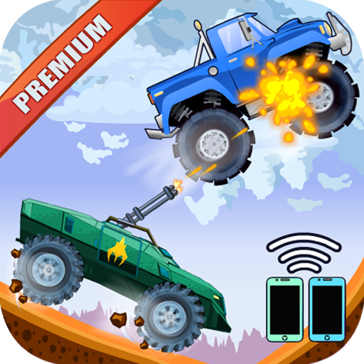 Two players game - Crazy racing via wifi (Premium) icon