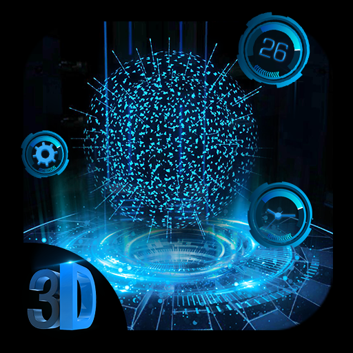 3D Tech Earth Wallpaper icon