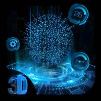 3D Tech Earth Wallpaper