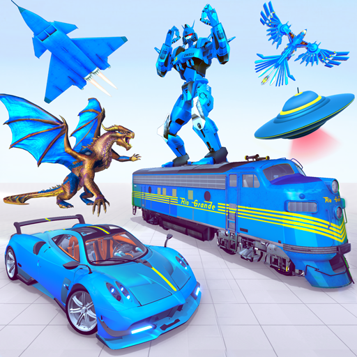 Polis robotu araba oyunu 3d icon