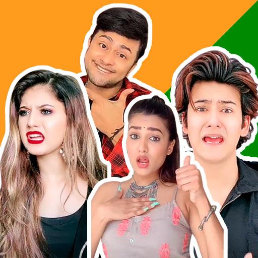 Indian TikTokers - Stickers for WhatsApp icon