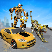 US Army Wild Cat Cheetah Robot Car Transform Games icon