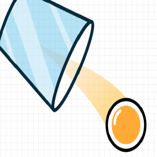 Rotated Cups: Drop Ball into Bucket أيقونة