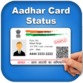 Check Aadhar Card Status icon