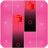 pink piano tile icon