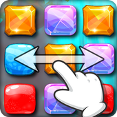 Puzzle Games: Cubes 3 in a Row icon