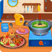 Homemade ice cream maker icon