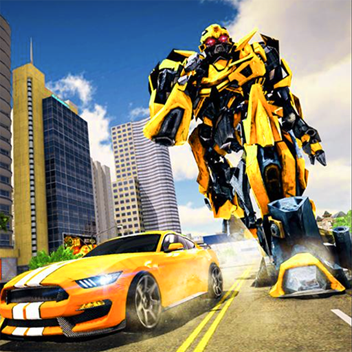 robot car transformation Game icon