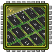 Green Tech Cyber Board Keyboard Theme أيقونة
