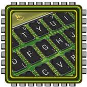 Green Tech Cyber Board Keyboard Theme on 9Apps