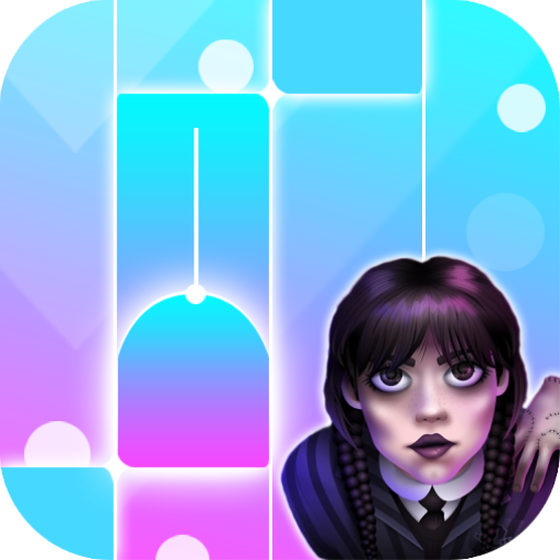 Wednesday Addams Piano Tiles icon