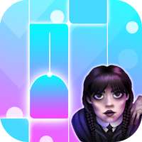 Wednesday Addams Piano Tiles
