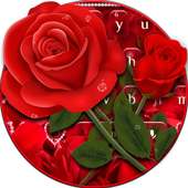 Red Rose Flower Keyboard on 9Apps