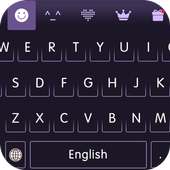 Keyboard -Boto : Black Purple