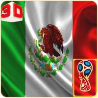 3D Mexico Flag live wallpaper