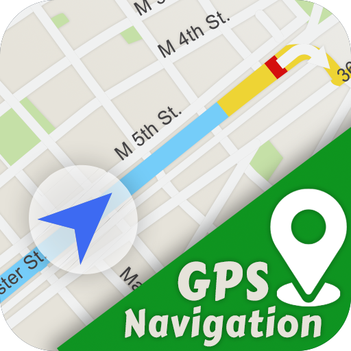 gps navigation route planner icon