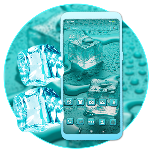 Ice Cubes Mint Launcher Theme icon