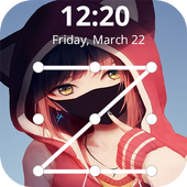 Anime for Girls Pattern Lock Screen иконка