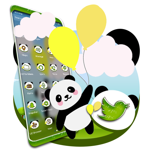 Panda Balloon Launcher Theme icon