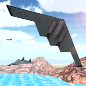 Stealth aircraft Traffic Race icon