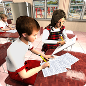 Virtual Classroom Cheating Sim: High School Games icon
