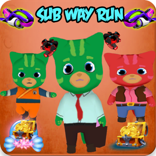 Sub way run icon
