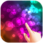 Neon Bubble Water Ripple Live Wallpaper icon