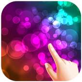 Neon Bubble Water Ripple Live Wallpaper