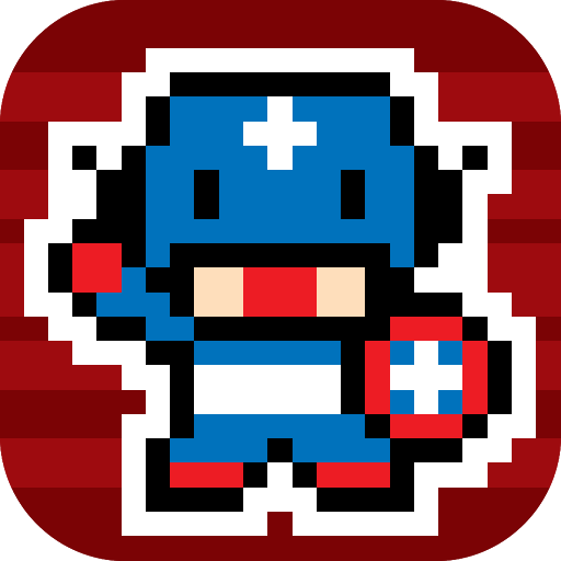 Captain vs Thunder : Superheroes 8bit Alliance War иконка