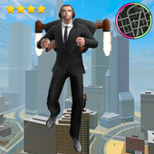 flying jetpack mafia Crime Simulator icon