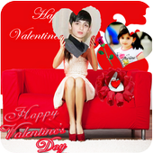 Valentine day Photo frame 2016 icon