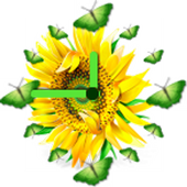 Flower Clock widget icon