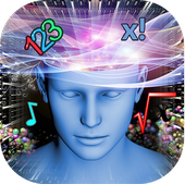 focus study ,binaural beats meditation,work music. icon