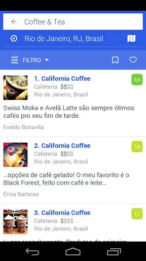 Foursquare screenshot 2