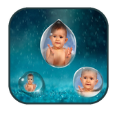 Photo Rain Drop Live Wallpaper icon
