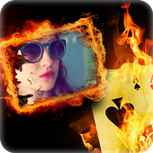 fire photo frame icon
