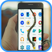 Snake off screen joke - snake moving on screen icon