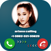 Call from Ariana Grande icon