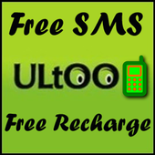 Ultoo Send SMS &amp; Free Recharge icon